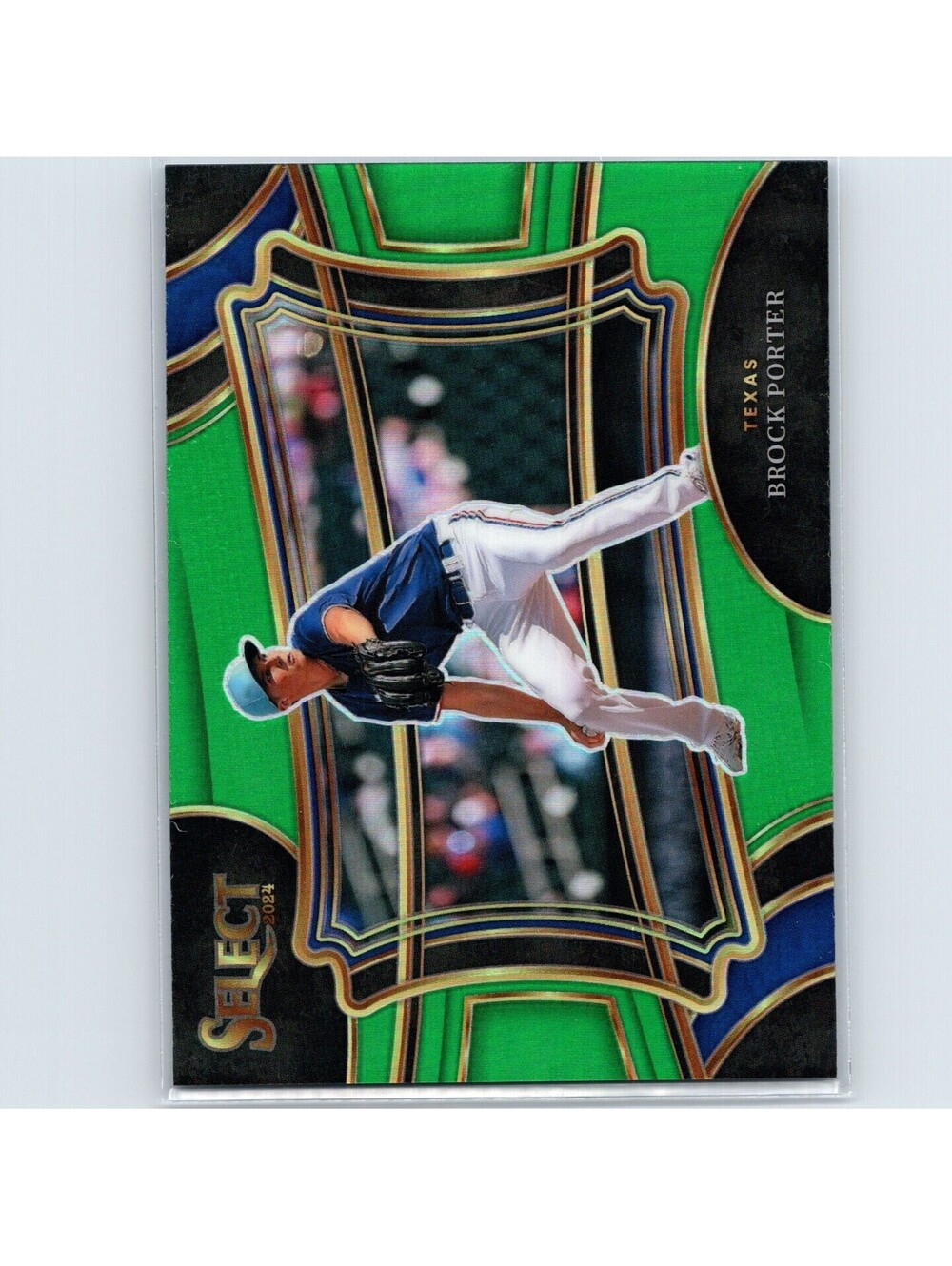 2024 Panini Select - Diamond Level Brock Porter #95 Green Prizm /5